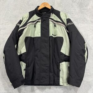 Fieldsheer Jacket Men's Small Motorcycle Riding Green Black Adjustable Sides